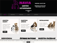 Tablet Screenshot of clinicaveterinarianavia.com